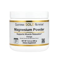 California Gold Nutrition Magnesium Powder Beverage, Orange 380gr.