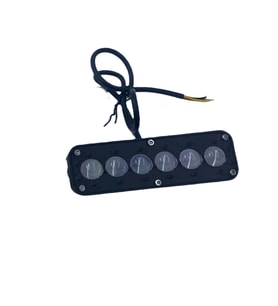 Space Offroad sis lambası  2 x4 x 13,5cm beyaz-sarı gündüz ledi kırmızı /  LASS385
