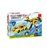 Mulvxurg  Urg02  Titan Form Heroes 244 Parça 2 In 1 Araca Dönüşen Sarı Robot (Mulvix)