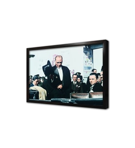 Atatürk Smokin Çerçeveli Mdf Tablo