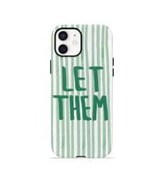 iPhone 11 Vorian Çift Katmanlı Kılıf Let Them Green