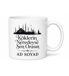 Memleket Soyadı Temalı Kişiye Özel Kupa Bardak Hediye