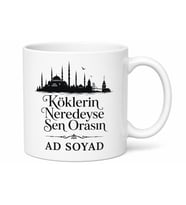 Memleket Soyadı Temalı Kişiye Özel Kupa Bardak Hediye