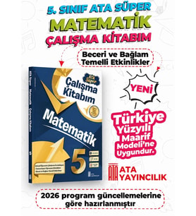 5. Sınıf Matematik Ata Süper Çalışma Kitabım Yeni