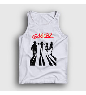 Presmono Unisex Beyaz Clockwork Orange Gorillaz Atlet 54495tt