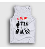 Presmono Unisex Beyaz Clockwork Orange Gorillaz Atlet 54495tt