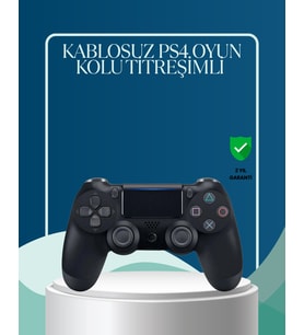 Kablosuz Ps4 Oyun Kolu Çift Motor Titreşimli Uzun Bataryalı