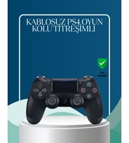 Kablosuz Ps4 Oyun Kolu Çift Motor Titreşimli Uzun Bataryalı
