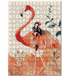 Cakapuzzle Filamingo Girl Puzzle Yapboz MDF (Ahşap) (120 Parça)