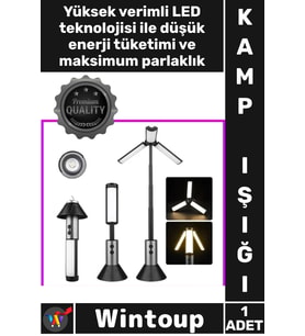 #Kamp Taşınabilir Ledli Su Geçirmez Usb Girişli Şarj Edilebilir Şık Outdoor Piknik Çadır Kamp Işığı