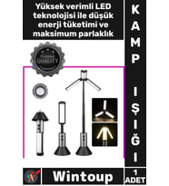 #Kamp Taşınabilir Ledli Su Geçirmez Usb Girişli Şarj Edilebilir Şık Outdoor Piknik Çadır Kamp Işığı