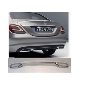MERCEDES - ARKA TAMPON SPOİLER ÇITASI KROM W205 2019-