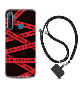 Realme 5i 5 Pro 6i 7 Pro 8 Kılıf Boyun Askılı Silikon Danger 1372