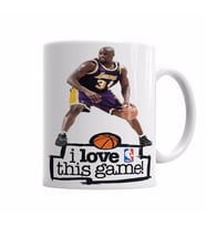 Shaq o'neal i love this game    Kupa Bardak Porselen