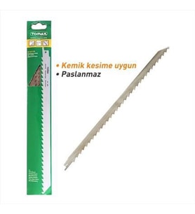 Tomax Paslanmaz Tilki Kuyruğu Bıçağı 300mm Kurban Kemik Donmuş