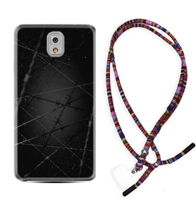 Samsung Note 3 4 5 8 9 20 Ultra 10 Lite Kılıf Boyun Asklı Rasta Silikon Dikenli Tel 1779