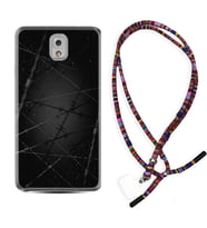 Samsung Note 3 4 5 8 9 20 Ultra 10 Lite Kılıf Boyun Asklı Rasta Silikon Dikenli Tel 1779