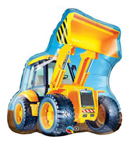Inşaat Buldozer Kepçe Folyo Balon Parti Balonları -
