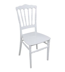 Mandella Silver Sandalye Napolyon Beyaz