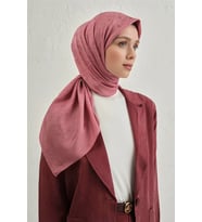 Floş Pamuk Eşarp 1 (Pembe)