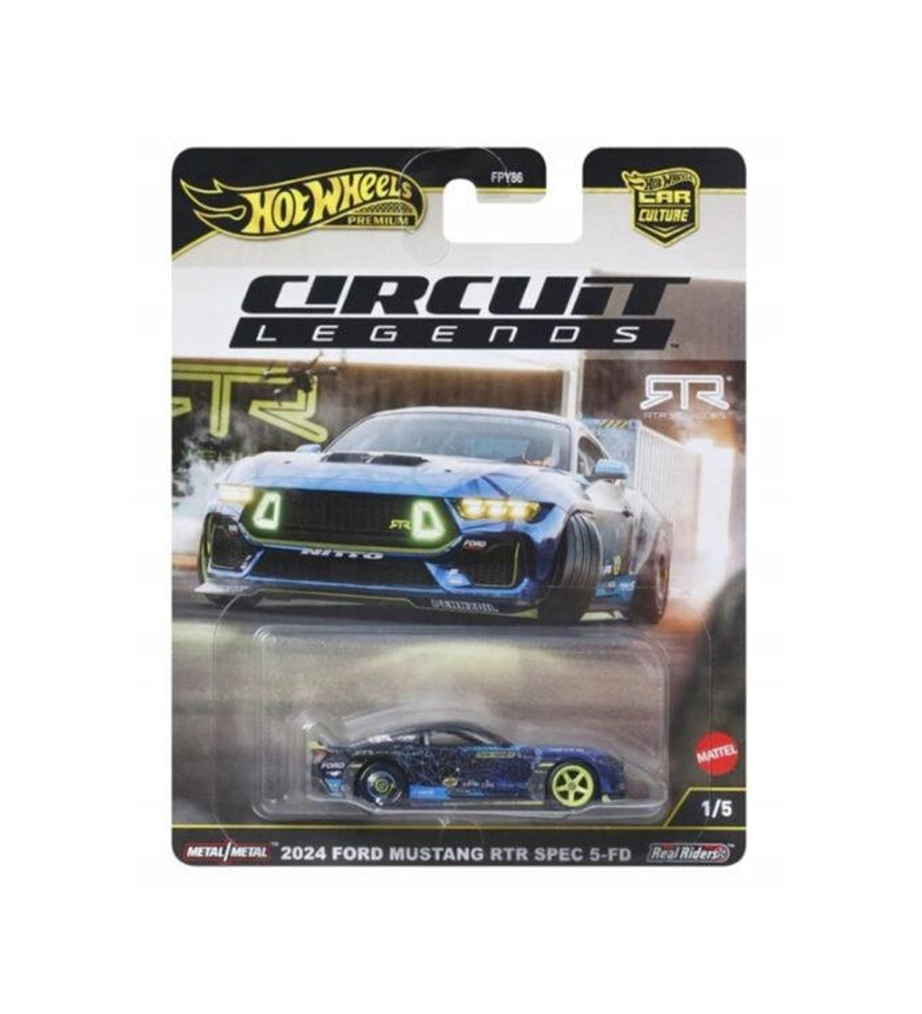 Hot Wheels Premium Cırcuit Legends 2024 Ford Mustang RTR Spec 5-FD