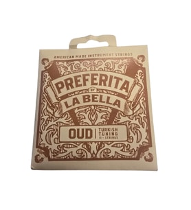 La Bella Strings OU-PT Preferita 11 Telli Ud Tel Seti Geleneksel Ton, Yüksek Mukavemetli Naylon ve Gümüş Sarım