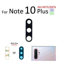 Tkgz Samsung Galaxy NOTE 10 PLUS Arka Kamera Camı Lens Yapışkanlı