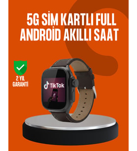 SIM Kartlı Akıllı Saat AMOLED Ekran Android Sistem