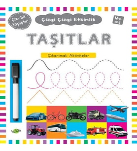 Çizgi Çizgi Etkinlik - Taşıtlar (4+ Yaş)