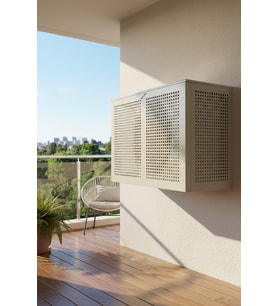 Klima Motoru/Dış Ünite Gizleme/Koruma Kafesi M 18000 BTU - 24000 BTU 110x56x85(H) Square