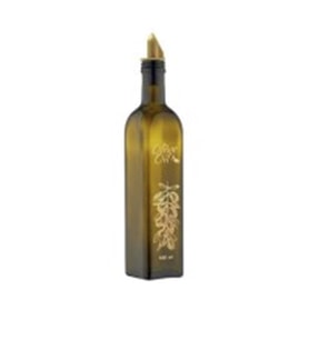 500 CC. ZEYTİNDALI BASKILI  YAĞLIK ( GOLD )