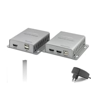 Hdmi Kvm Extender 4K 60 M - Gümüş HDX1355