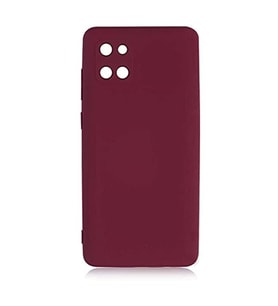 Coverzone Samsung Galaxy A81 ?le Uyumlu K?l?f Z-Mara Lansman Vieri Tam Koruma Arka Kapak Kamera Koruma �?k?nt?l? P�r�zs�z Y�zey Mor