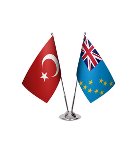Tuvalu İkili Masa Bayrağı