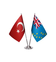 Tuvalu İkili Masa Bayrağı