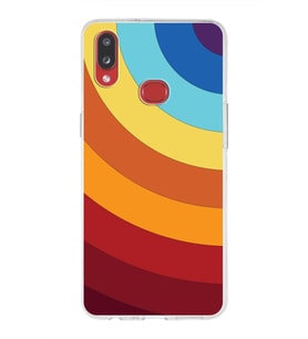 Samsung Galaxy A10s  Kapak Renk Cümbüşü Tasarımlı Şeffaf Silikon Kılıf