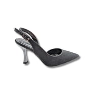 Gratia - Abiye Taşlı Stiletto  Göz Kamaştıran Şıklık - Gratia - SİYAH - 39