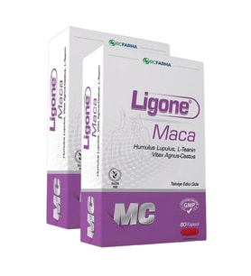 Ligone Maca 60 Kapsül x2 Adet (Renksiz)