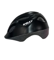 Sway N20 3-9 Yaş Çocuk Bisiklet Kaskı Paten Kaykay Kaskı Çocuk Koruyucu Kask Siyah Renk