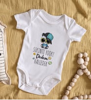 BK Kids Sıkıntı Yok Dedem Halleder Tasarımlı Bebek Body Zıbın - Model 2