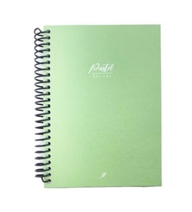 Dilman Pastel Color Spiralli Defter Çizgili 120 Yaprak 16X22 Farklı Renk - 2 adet