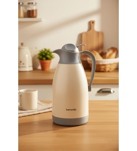 Grandio Çelik Termos Krem 2 Litre