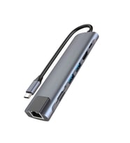 Winex 7in1 USB Type-C Hub Port Adaptör HDMI USB Ethernet PD Girişli HC13LC