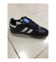 Cool Angola Unisex Genç Kauçuk Taban Sneaker Spor Ayakkabı (Siyah - Beyaz)