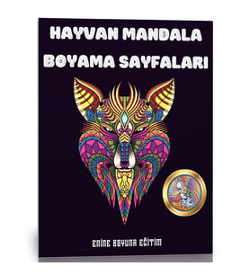 Hayvan Mandala Boyama Sayfaları