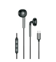 ScHitec E30 High Sound Type-C girişli Kulak İçi Mikrofonlu Kablolu Kulaklık Siyah