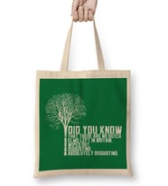 Alan Partridge Dutch Elm Did You Know Quote Bez Çanta Uzun Saplı