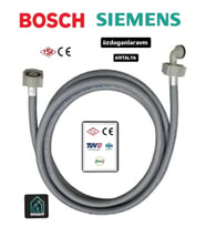 Bosch Sıemens Çamaşır Makinası Hortumu Temiz Su Borusu  1.5 Metre