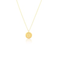 Milet Kuyumculuk 0,08 ct Pırlanta Harf Kolye (Altın)