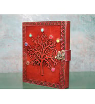 Taşlı Deri Defter